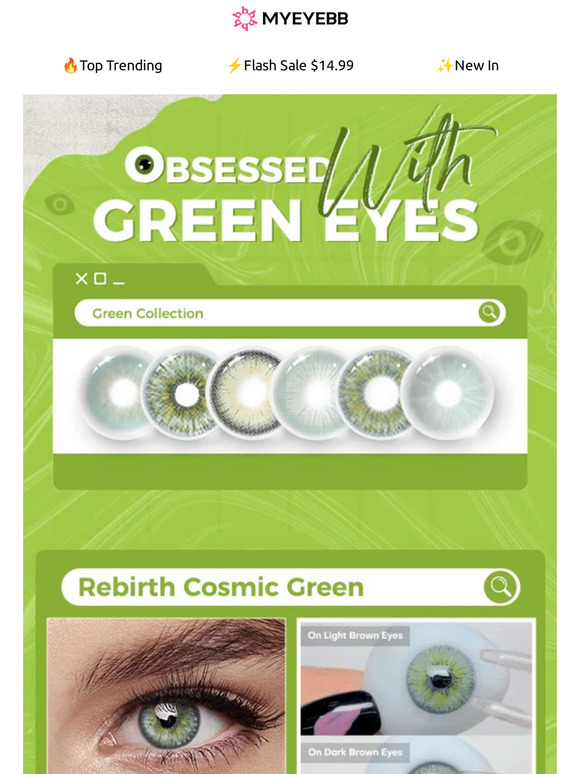 Obsessed With Green Eyes⁠🔥 Are you too?💚