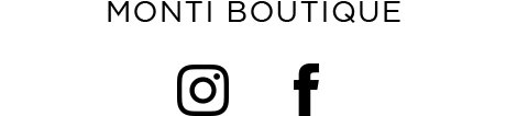 Seguici sui social - Monti boutique