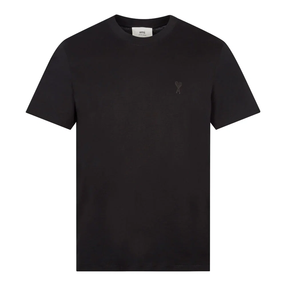 Image of Ami Paris Tonal ADC T-Shirt - Black