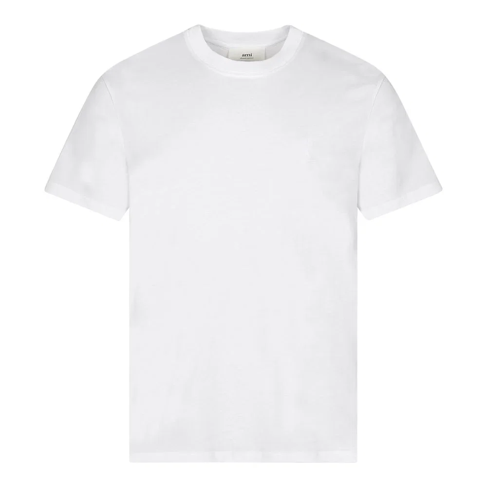 Image of Ami Paris Tonal Logo T-Shirt - White