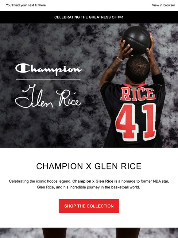 Champion: Champion x Glen Rice 🏀 | Milled