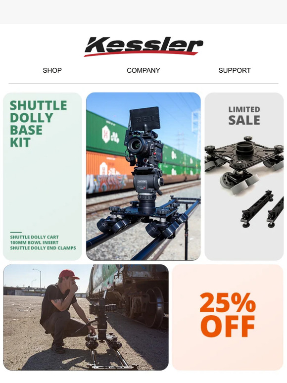⚡ 25% OFF SHUTTLE DOLLY BASE KIT