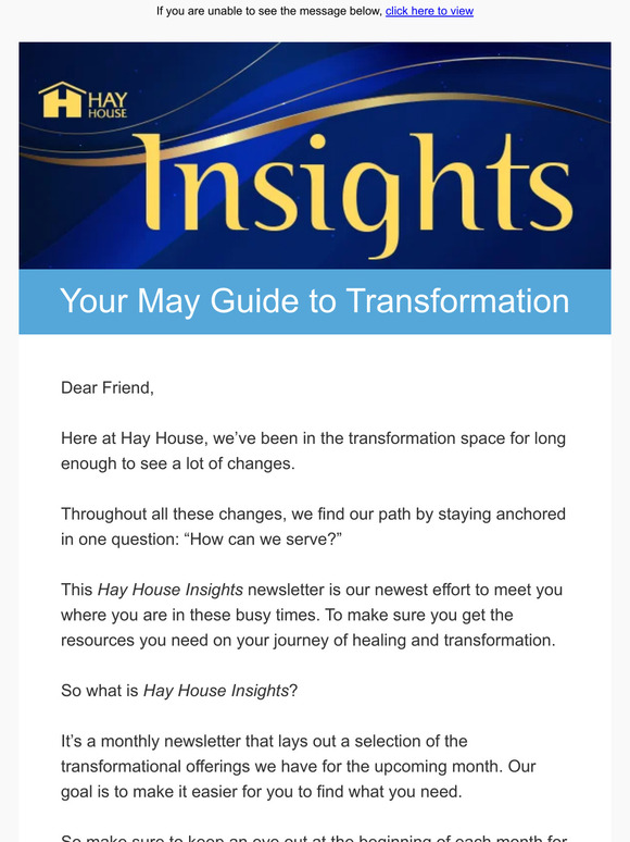Hay House Hay House Insights Your May Guide to Transformation Milled