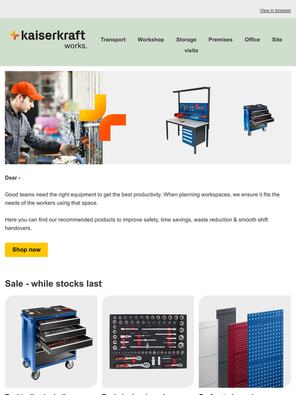 Top products for increasing efficiency & organisation in the workshop