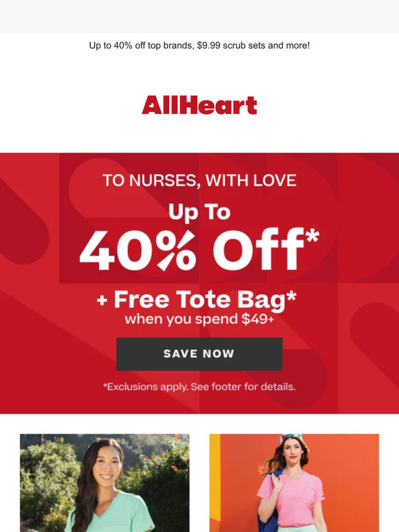 Nurses, we ️ you! Celebrate with big savings + gift with
