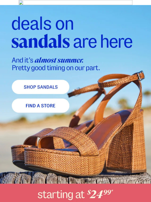 capelli sandals marshalls