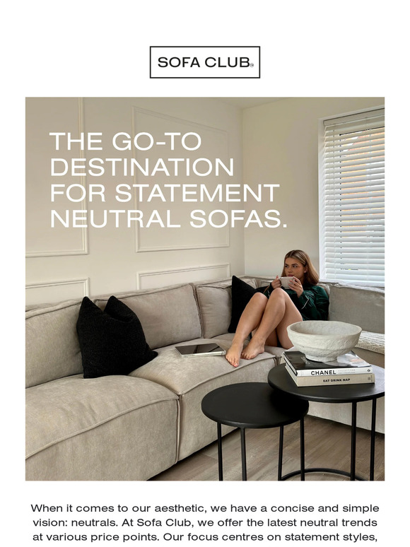 Explore our different sofa ranges 👀 Milled