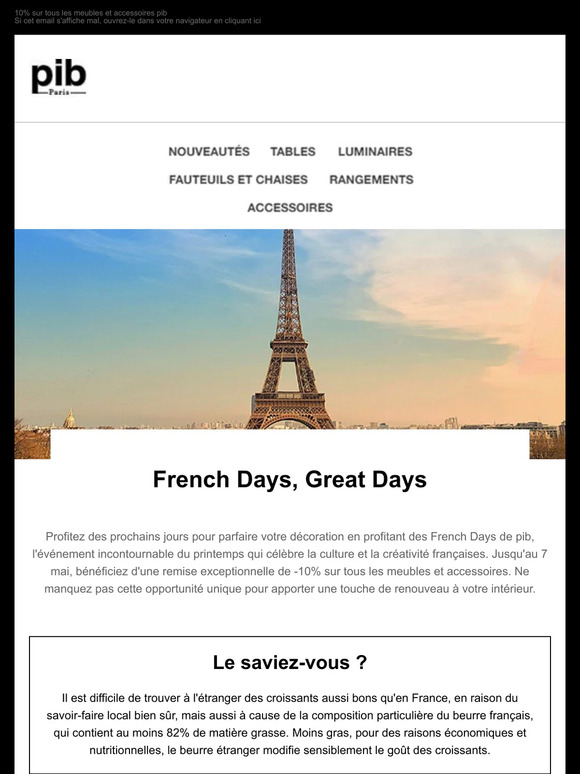 Les French Days sont ouverts : -10% sur tout