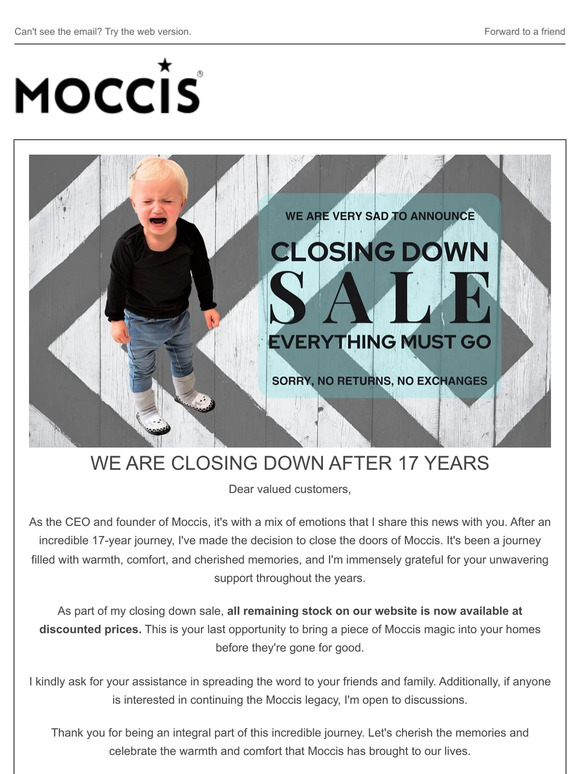 Closing down SALE