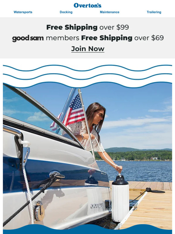 Overton's Boat & Docking MustHaves Up to 50 Off Milled