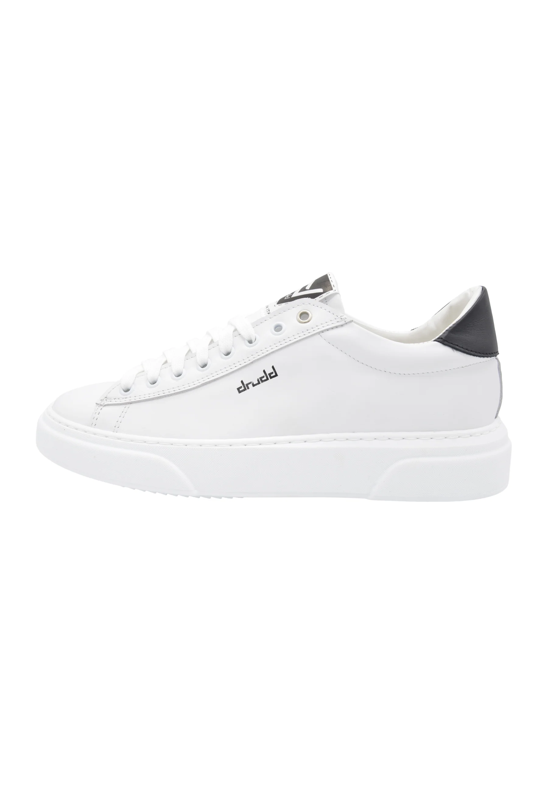 Image of Sneakers Pelle Vitello Bianco - D-4190
