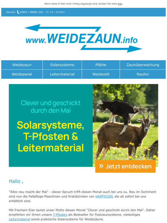 Clever und geschickt durch den Mai