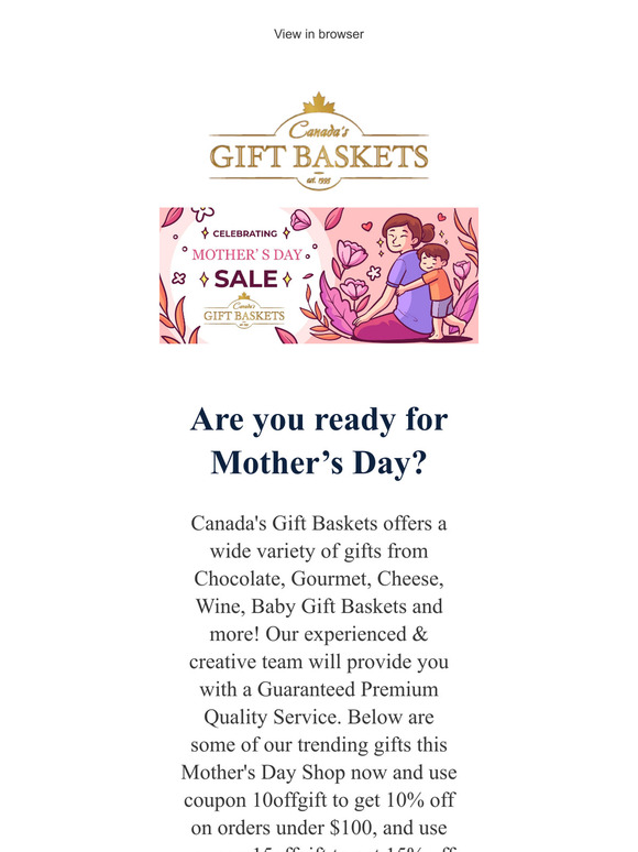 Are you ready for Mother’s Day