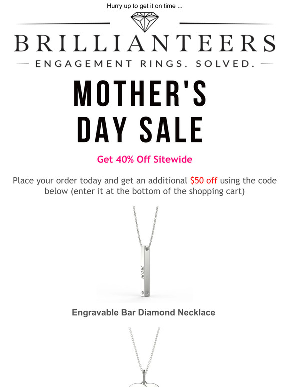 Mother's Day Sale - See Inside!