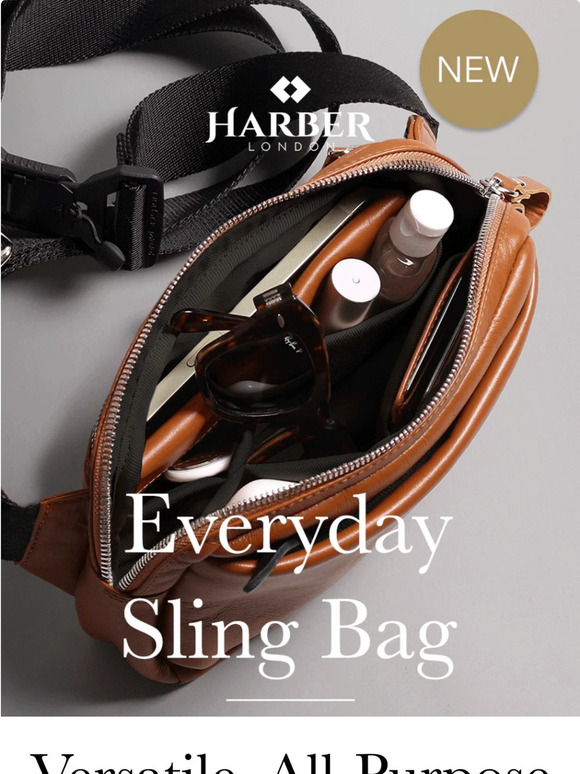 NEW IN! Everyday Sling Bag 15% Off Launch | Harber London