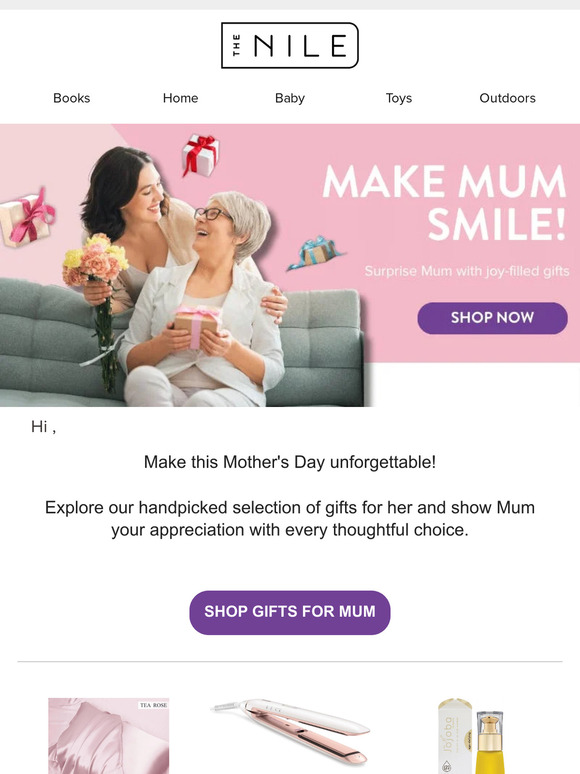 💐 Spoil Mum with Gifts this Mother's Day