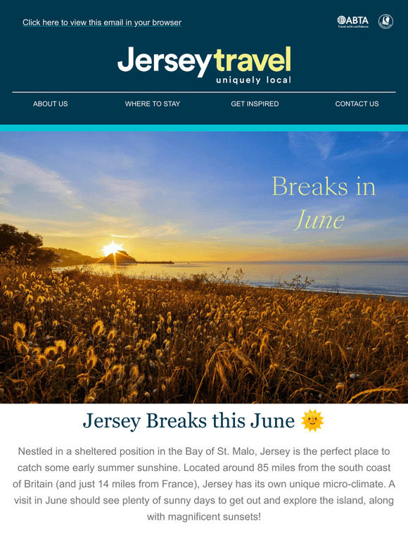 Jersey June Breaks!