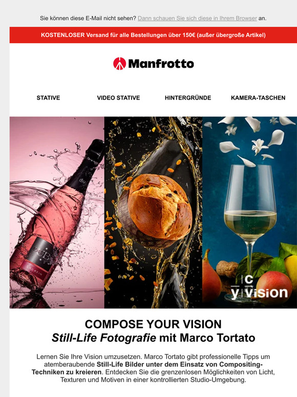 Compositing-Techniken von Manfrotto Professionals