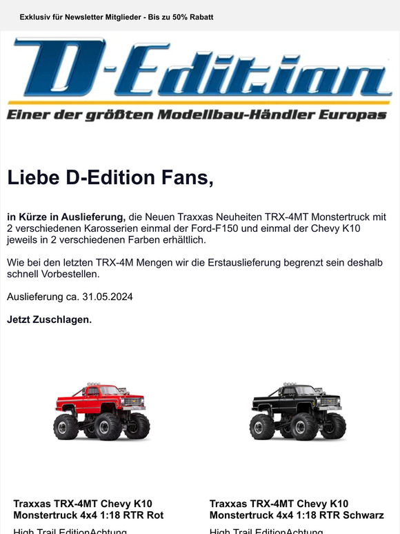 TRAXXAS Neuheiten 📣 TRX-4MT 1:18 Monstertruck ⭐