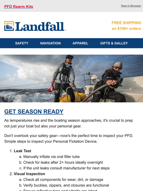Get Ready - Go Sail @Landfall