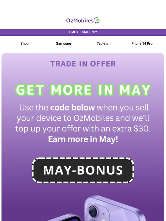 May Special 🌟Trade-In Offer