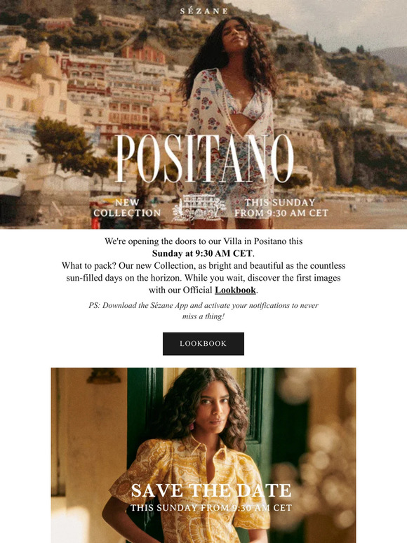 Positano is this Sunday ☀️