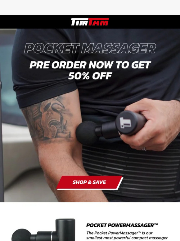 Preorder Now and Save 50% on Our Pocket Massager!