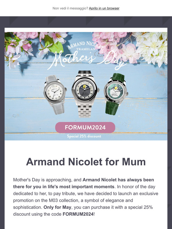 Armand Nicolet for Mum!