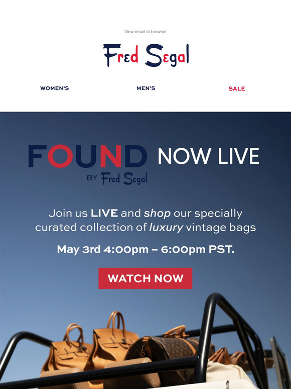 WATCH LIVE: Vintage Designer Bags