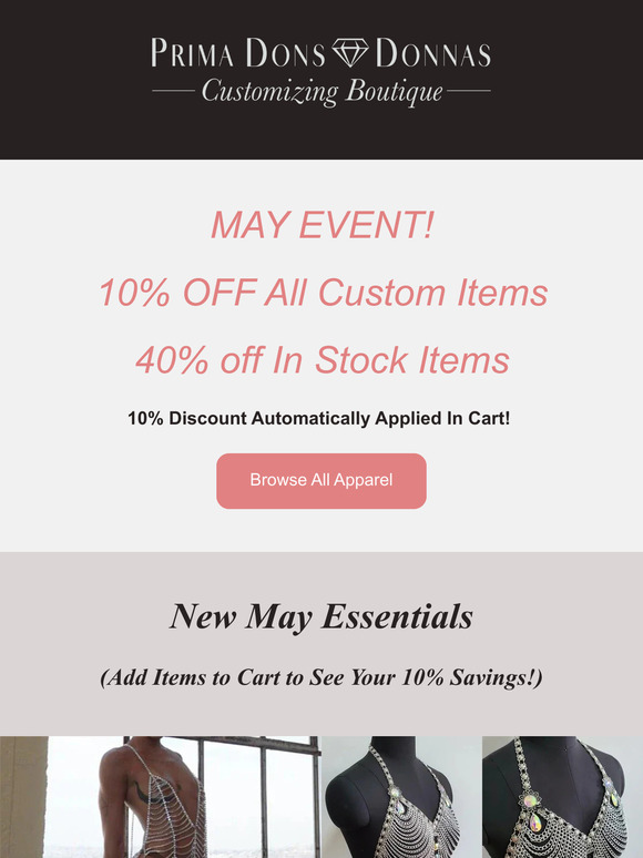 10%-40% off all items