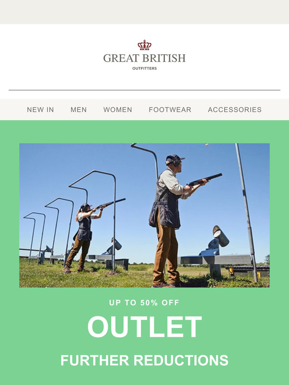 Outlet - Up to 50% off