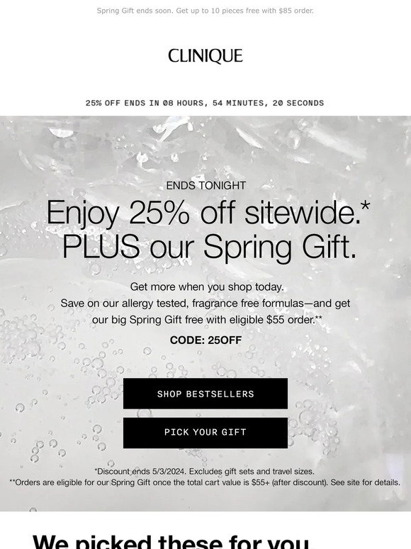 Clinique Email Newsletters: Shop Sales, Discounts, and Coupon Codes