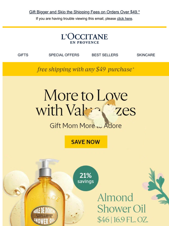 L'Occitane US Email Newsletters Shop Sales, Discounts, and Coupon Codes