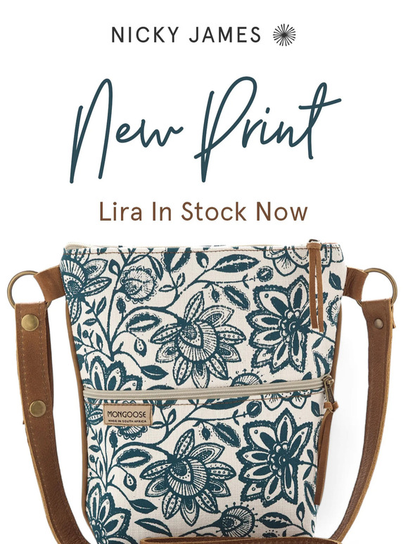 Don't Miss Out On Our New Floral Design Lira Bag Print