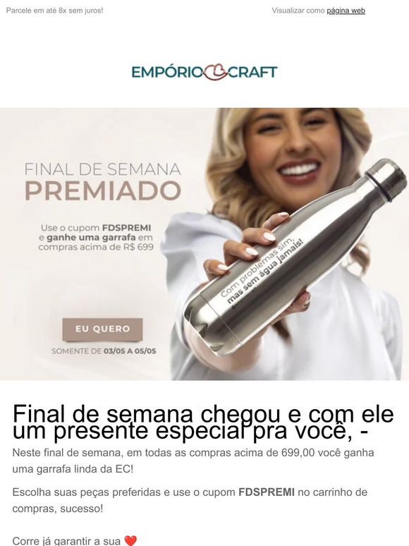 🎁 Final de semana premiado - vem ver, —