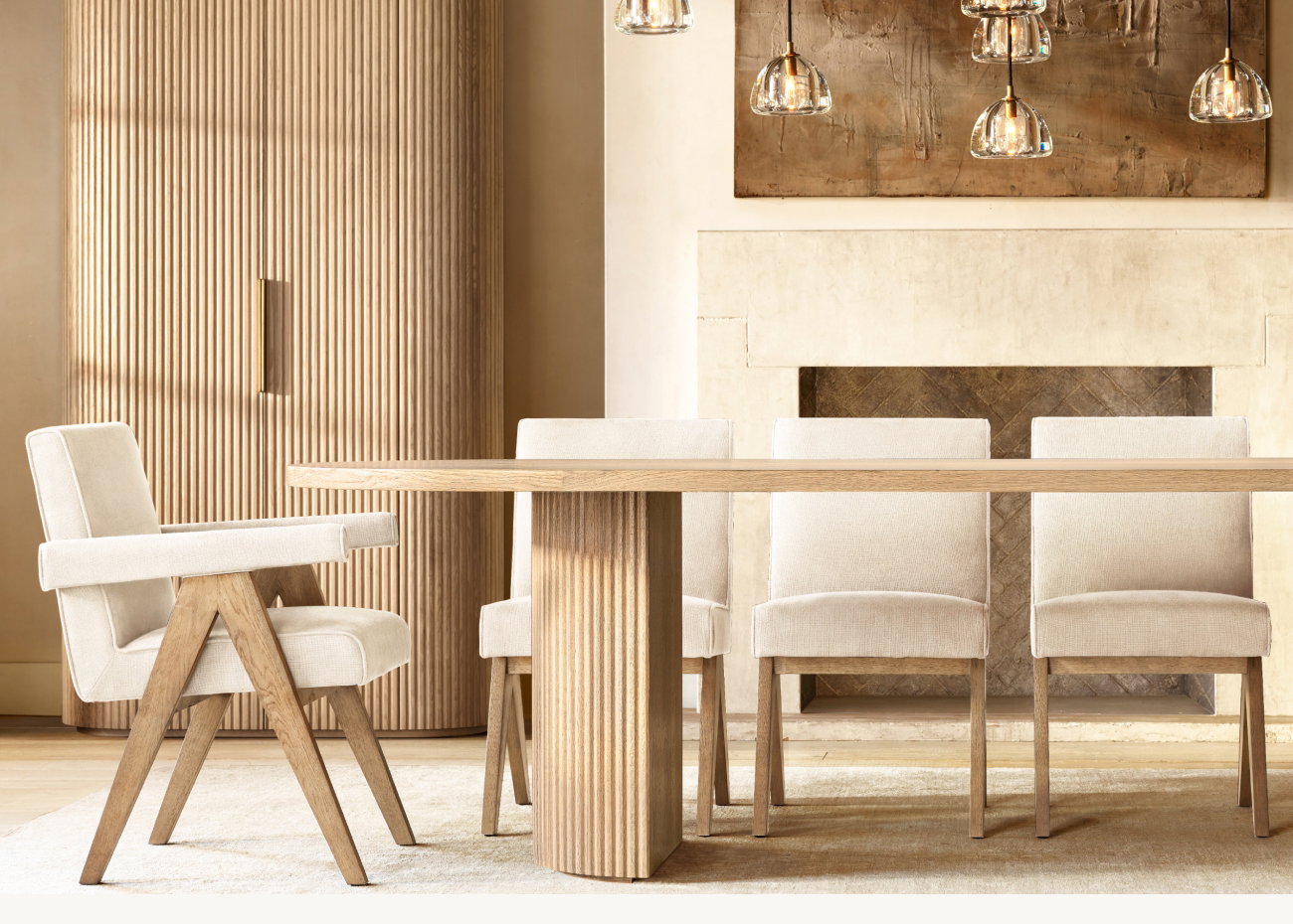 Restoration Hardware: The Byron Collection. Handcrafted of Reeded ...