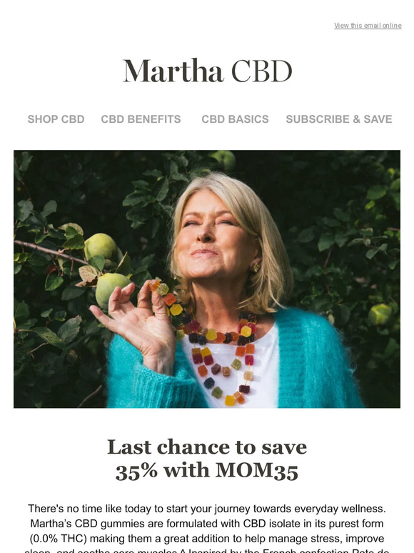 Last chance to save 35% with MOM35