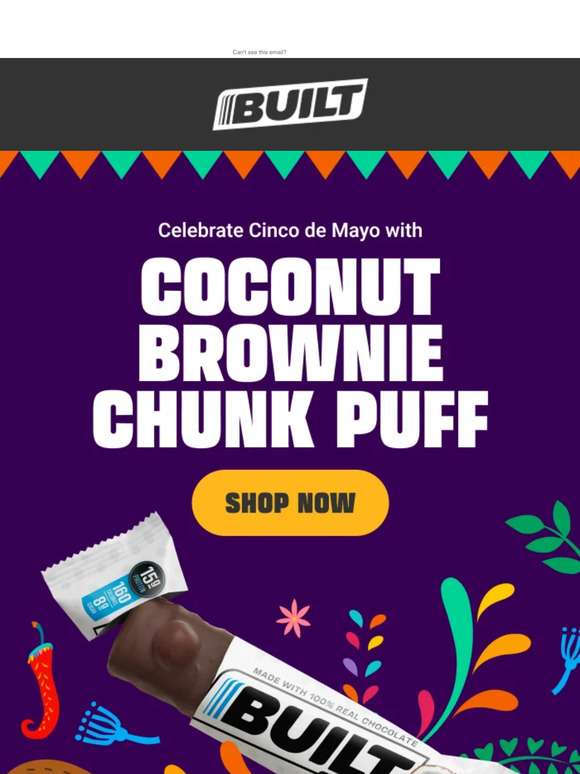 Celebrate Cinco De Mayo with Coconut Brownie Chunk!