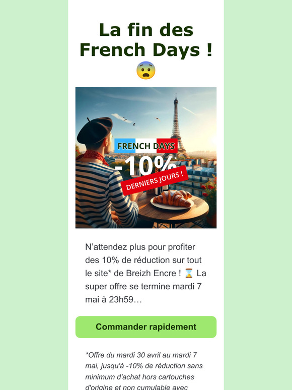 Dernier moment pour profiter des cartouches d’encre à prix réduits !