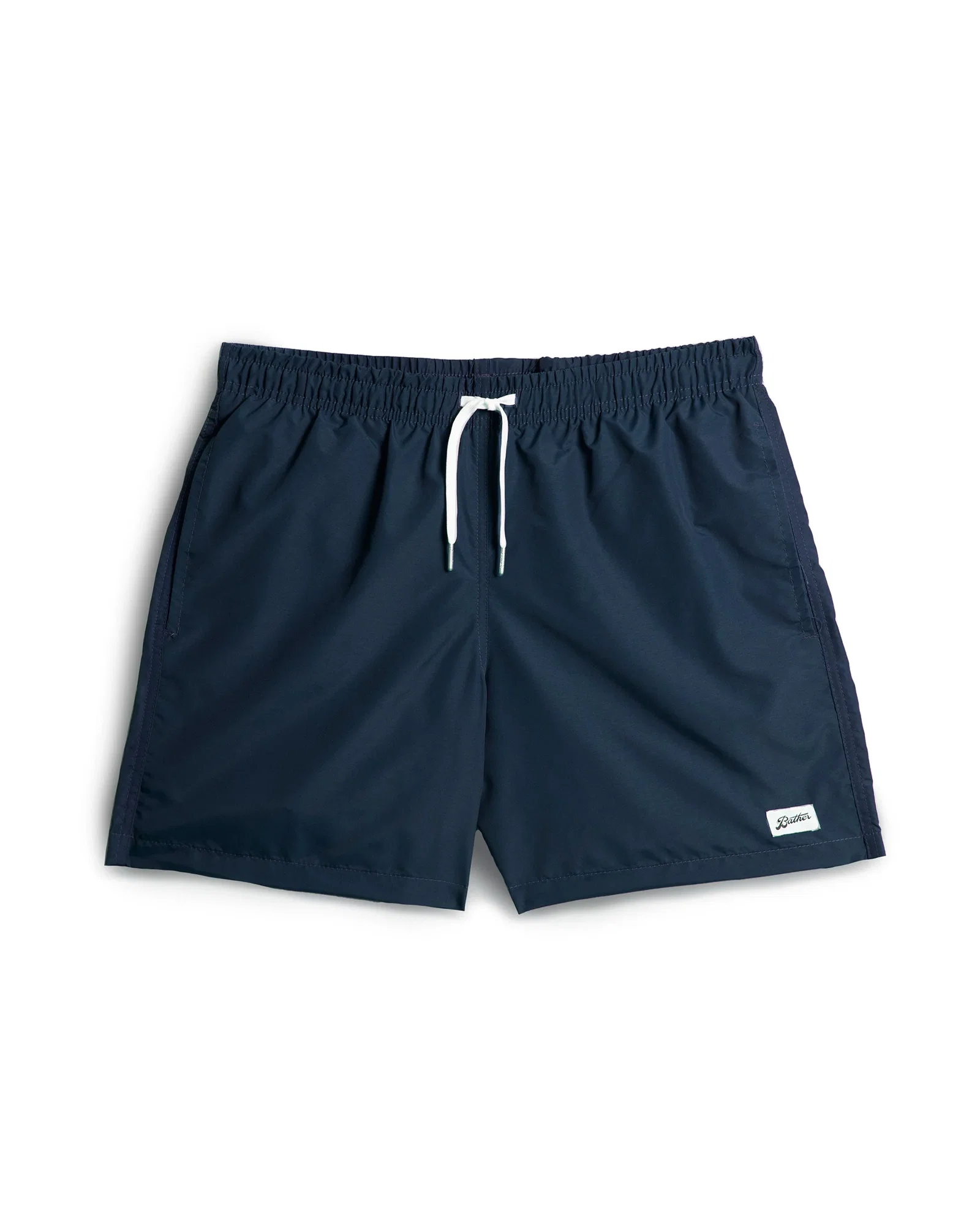 Image of Solid Navy Swim Trunk