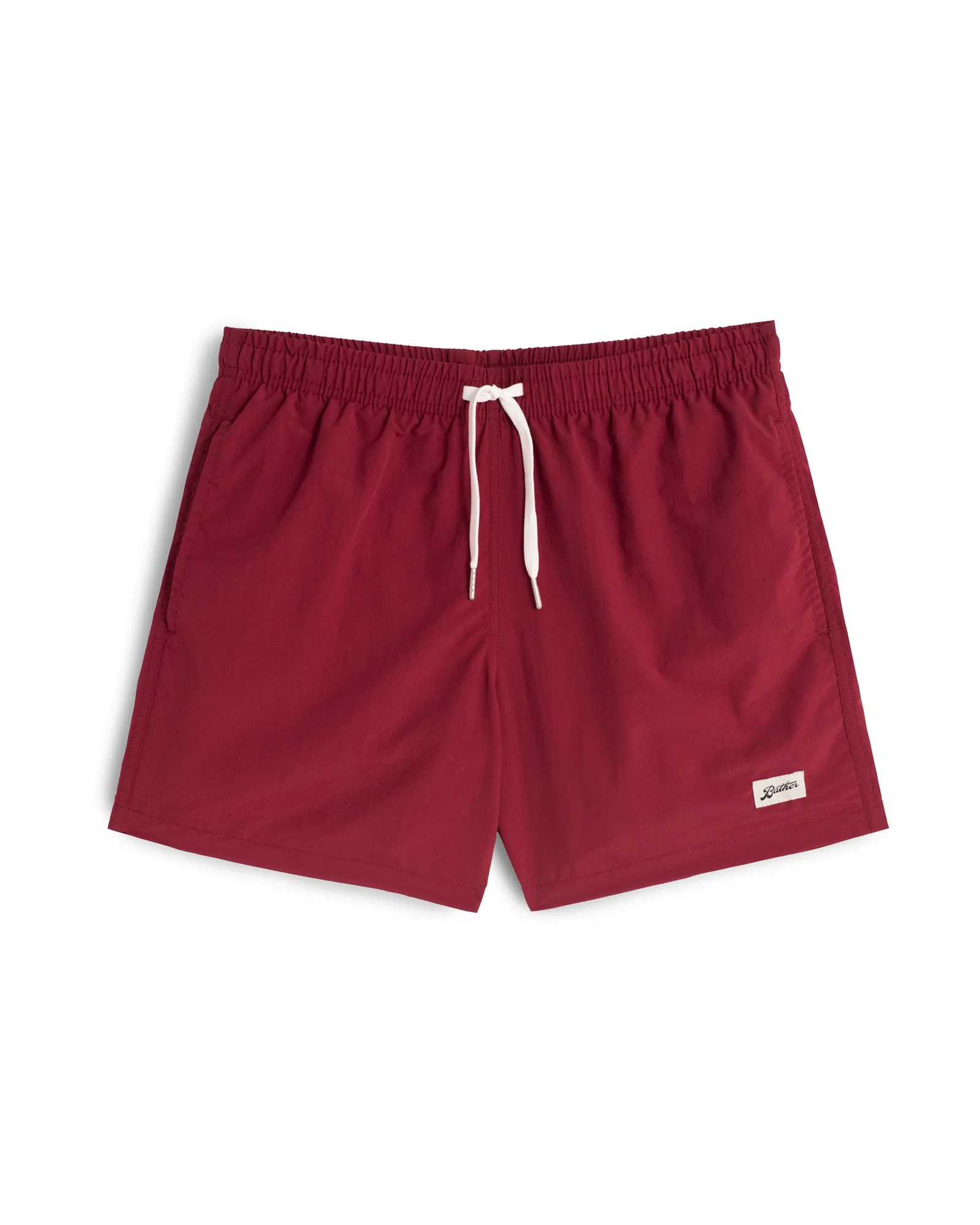 Image of Solid Sangria Swim Trunk