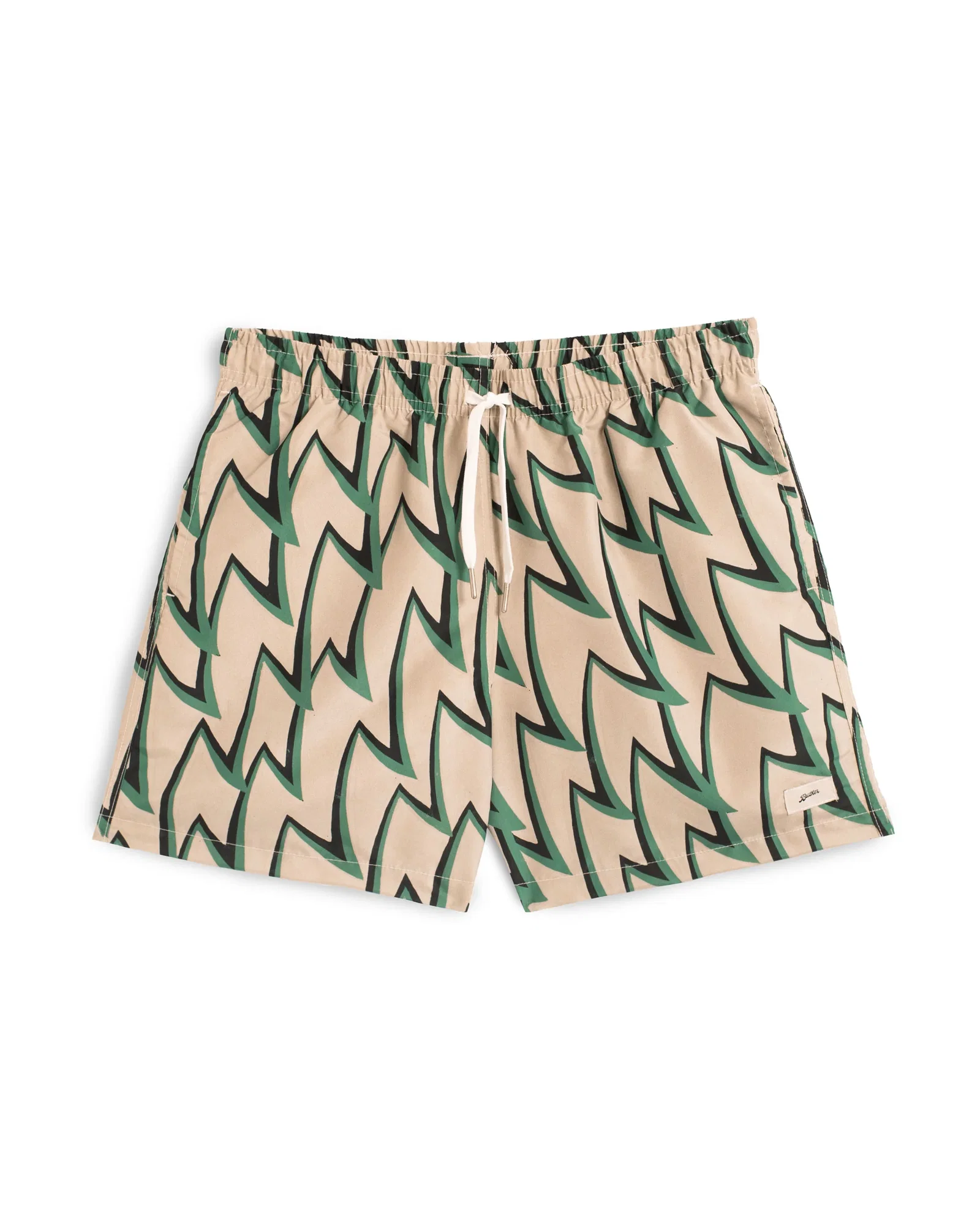 Image of Emerald Jagged Frenzy Swim Trunk
