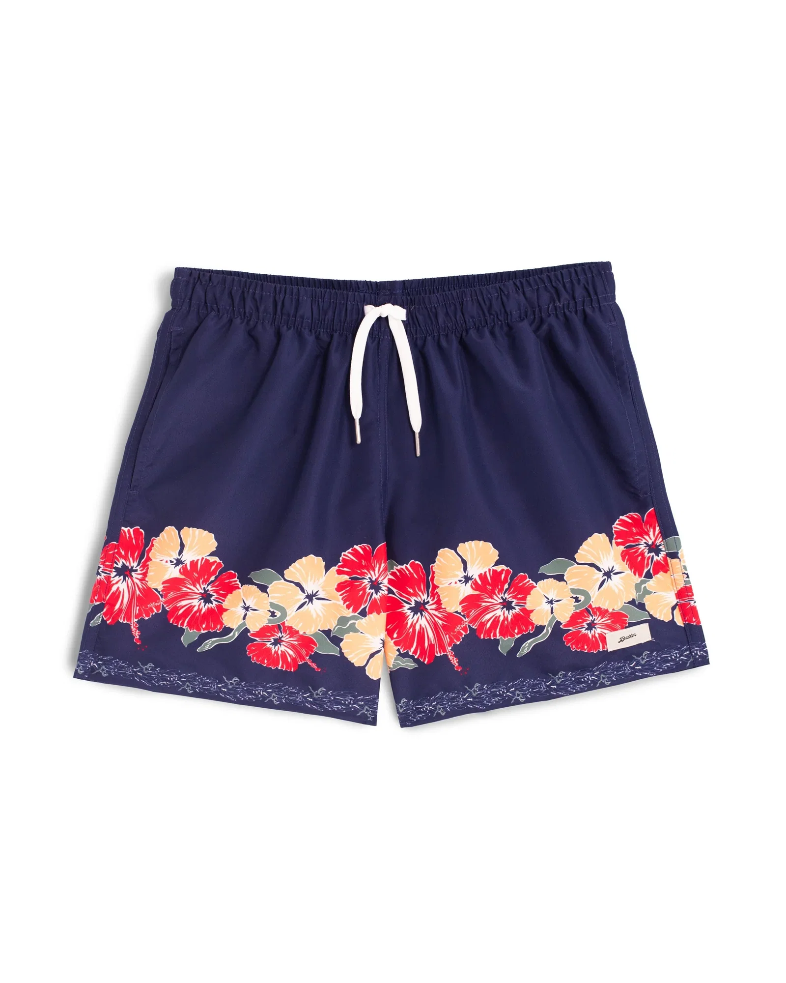Image of Indigo Ornate Bloom Swim Trunk