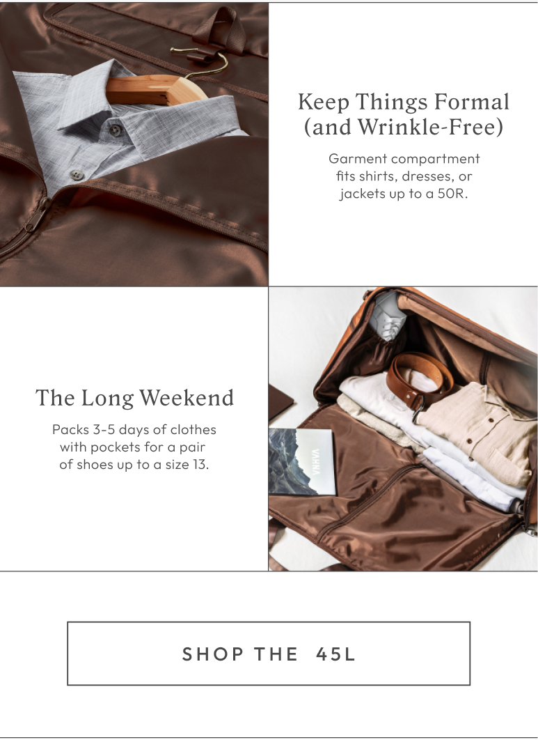 The Garment Duffel 45L
