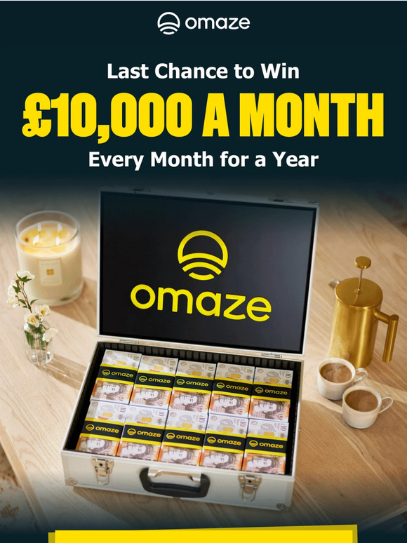 Just Hours Until Our May Omaze Flash Draw Closes. Enter Now