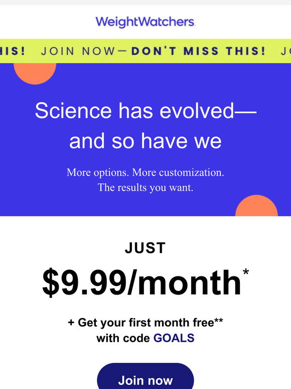 Weightwatchers ёясй Science Evolvesтафand So Do We Milled