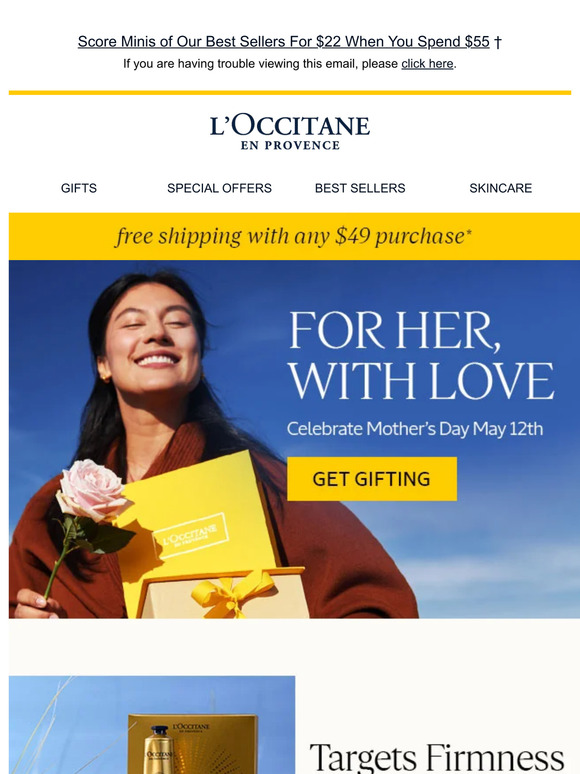 L'Occitane US Email Newsletters Shop Sales, Discounts, and Coupon Codes