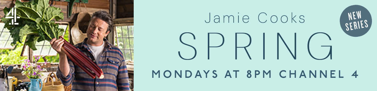 Watch Jamie's new series, Jamie Cooks Spring, Mondays at 8pm on Channel 4