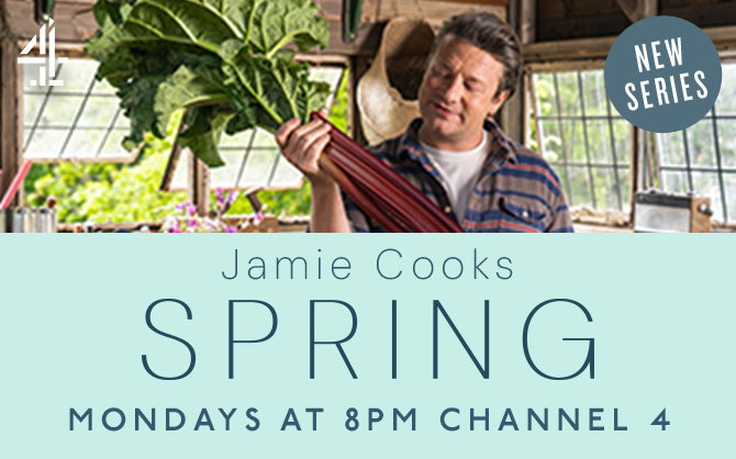 Watch Jamie's new series, Jamie Cooks Spring, Mondays at 8pm on Channel 4