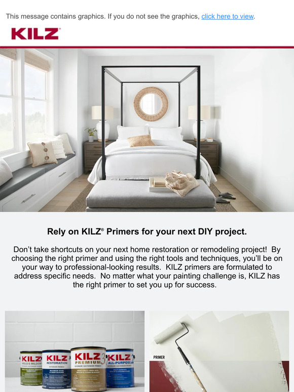 Perfect painting requires the perfect primer